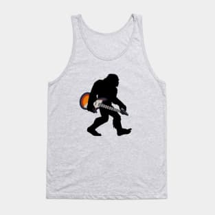 bigfoot love guitar Tank Top